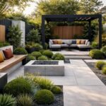 découvrez comment créer un jardin moderne en jouant avec les lignes, les matières et les couleurs pour un espace extérieur élégant et contemporain.