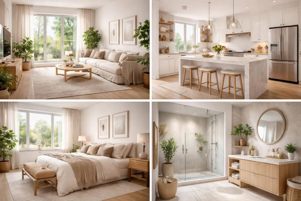 apprenez à créer une maison harmonieuse en aménageant chaque pièce avec soin, pour un intérieur équilibré et accueillant.