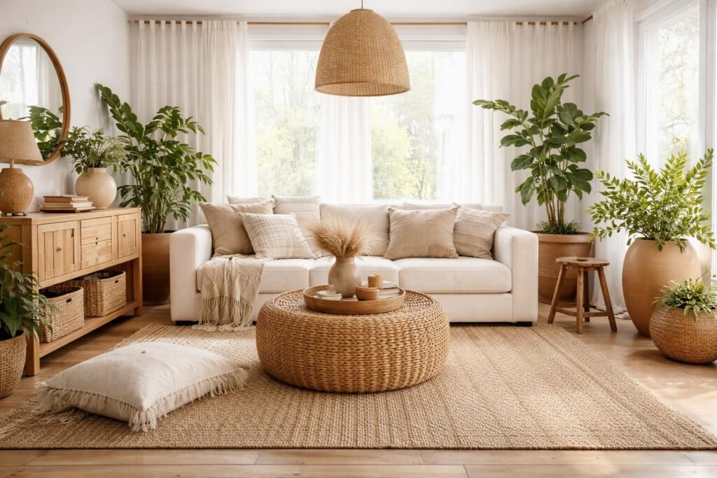 découvrez comment intégrer harmonieusement les matières naturelles dans votre décoration intérieure pour un style chaleureux et authentique.