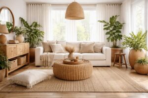 découvrez comment intégrer harmonieusement les matières naturelles dans votre décoration intérieure pour un style chaleureux et authentique.