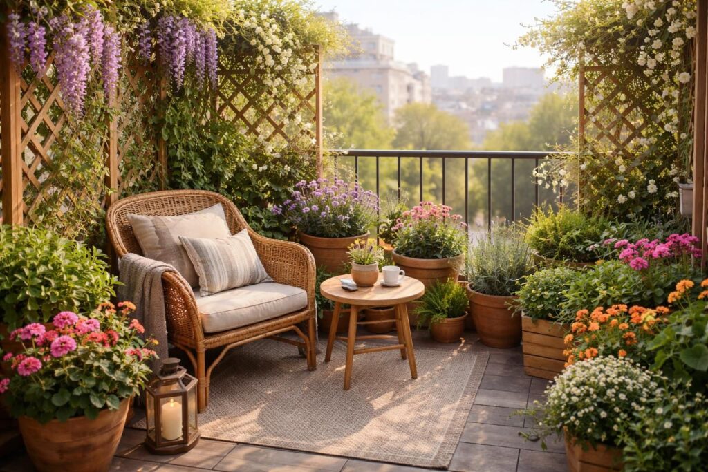 découvrez comment aménager un balcon en un véritable jardin verdoyant et accueillant grâce à nos conseils pratiques et astuces d'aménagement.