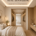 Aménagement d'une chambre de luxe abordable dans un petit appartement