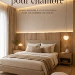 Chambre moderne et chaleureuse avec des touches déco contemporaines