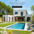 Une villa chic et accueillante avec de grands volumes et une esthétique moderne.