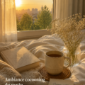 Chambre avec ambiance cosy et matinale, décor chaleureux et apaisant
