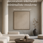Une image d'un intérieur moderne et épuré avec des lignes simples et des couleurs douces.