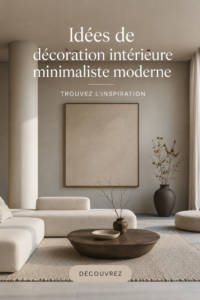 Une image d'un intérieur moderne et épuré avec des lignes simples et des couleurs douces.