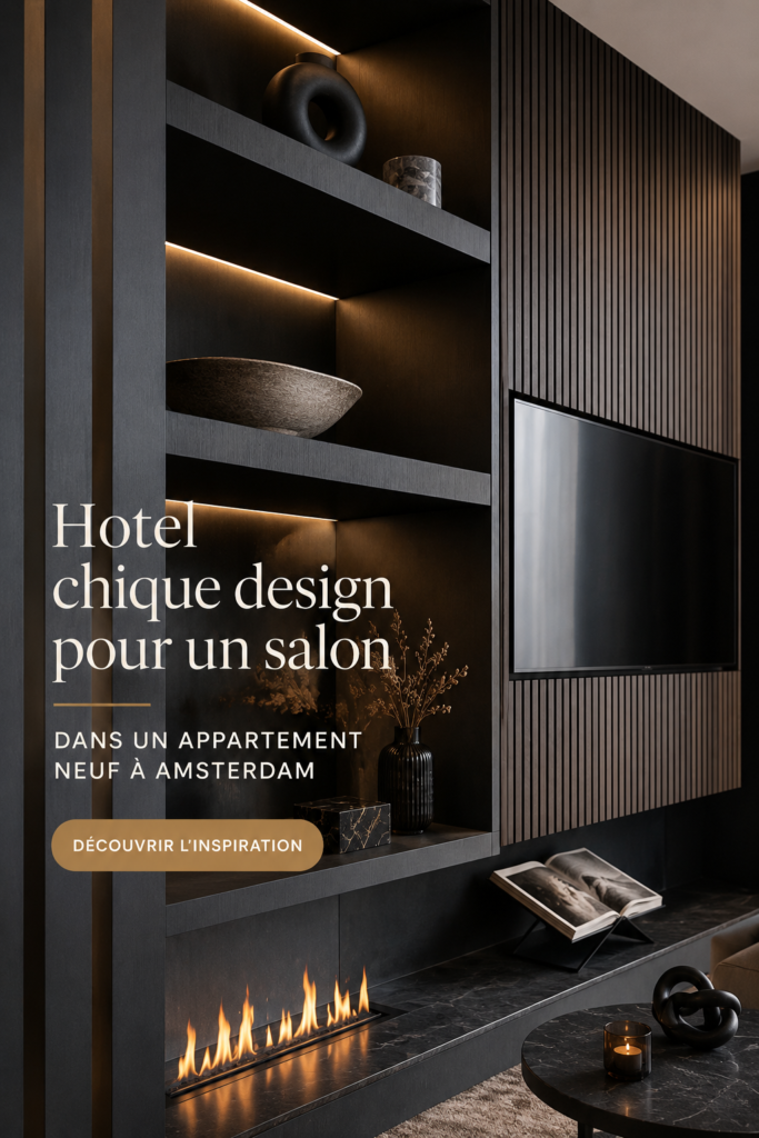 Hôtel design moderne à Amsterdam avec une décoration élégante et contemporaine.