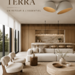 Intérieur d'une maison Terra, design moderne et éco-responsable