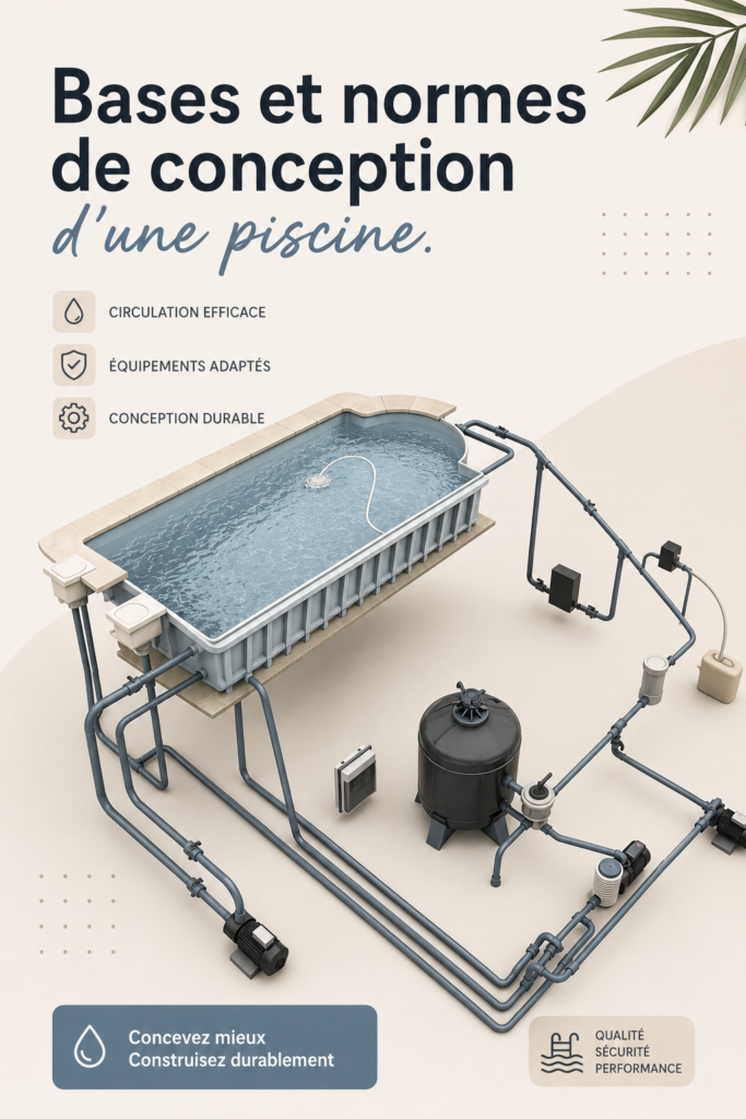 Une belle piscine privée avec des normes de conception modernes et pratiques.