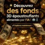 Un arrière-plan 3D vibrant généré par IA, apportant une touche moderne à un espace numérique.
