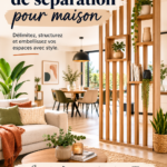 Exemple de cloisons de séparation élégantes dans un intérieur moderne