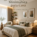 Intérieur d'une maison décorée dans un style minimaliste et moderne.