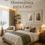 Intérieur d'une maison décorée dans un style minimaliste et moderne.