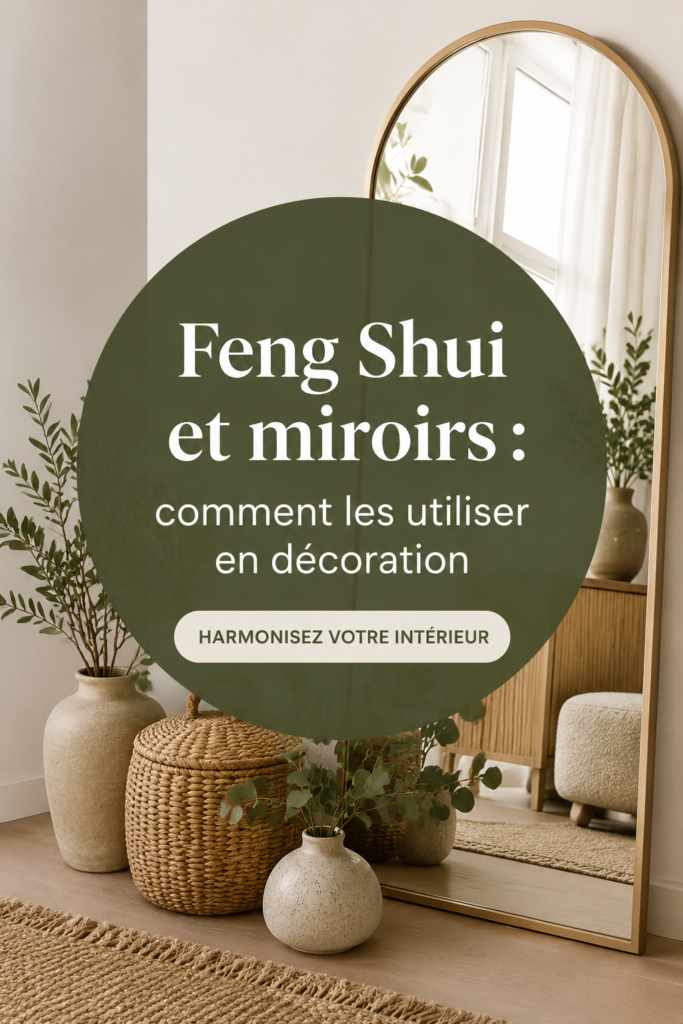Miroirs décoratifs en harmonie selon les principes Feng Shui