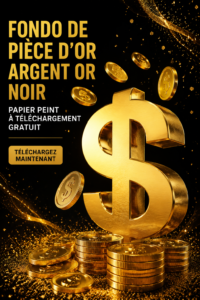 Fonds d'écran doré élégant pour décoration intérieure.