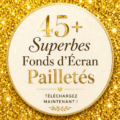 Fonds d'écran scintillant en paillettes pour ordinateur