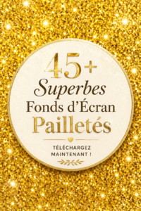 Fonds d'écran scintillant en paillettes pour ordinateur