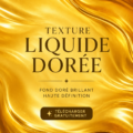Arrière-plan doré brillant avec texture élégante pour designs.