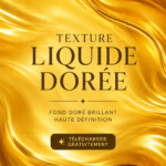 Arrière-plan doré brillant avec texture élégante pour designs.