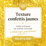 Un assortiment de confettis en papier coloré sur une table de fête.