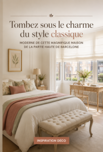 Maison classique barcelonaise avec une belle façade et des balcons décoratifs.
