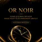 Un salon moderne avec des accents de noir doré pour une décoration luxueuse