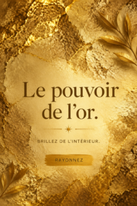 Un bijou en or brillamment éclairé, symbolisant la richesse et le prestige.
