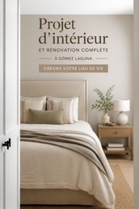 Intérieur rénové avec un style moderne et chaleureux, prêt à être habité.