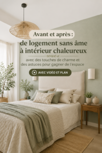 Avant-après de la transformation d'un appartement en espace accueillant et chaleureux