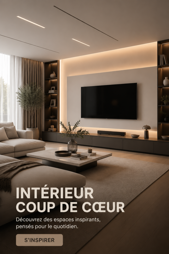 Un salon élégant avec une décoration moderne et luxueuse, parfait pour inspirer des idées d'aménagement intérieur.