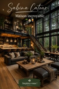 Une pièce de vie élégamment décorée avec un mobilier moderne et des touches de luxe.