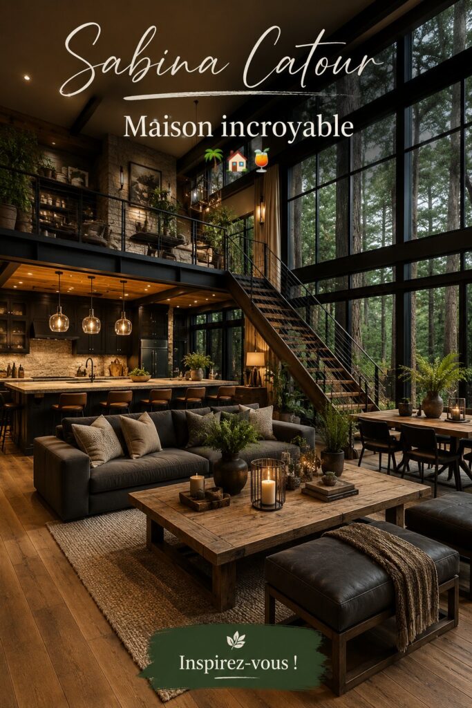 Une pièce de vie élégamment décorée avec un mobilier moderne et des touches de luxe.