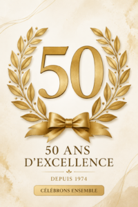 Un logo élégant représenté sur un fond clair, symbolisant l'identité d'une marque de luxe.