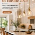 Illustration d'une cuisine moderne avec un éclairage design
