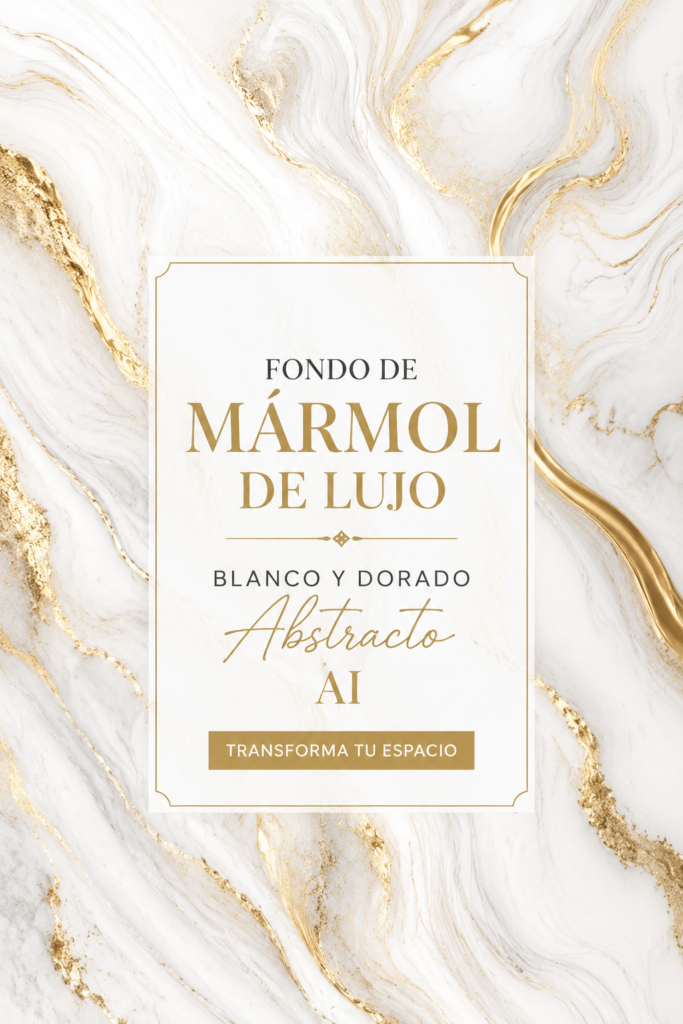Fond marbré blanc et doré élégant pour décoration intérieure