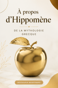 Sculpture d'Hippomène de la mythologie grecque, représentant l'héroïsme et la ruse.