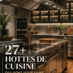 Une hotte de cuisine moderne qui allie luxe et design