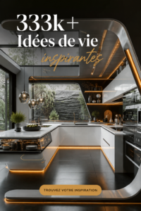 Salon élégant avec des éléments de design intérieur modernes et chaleureux