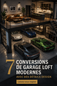 Un loft moderne et élégant créé à partir d'un garage