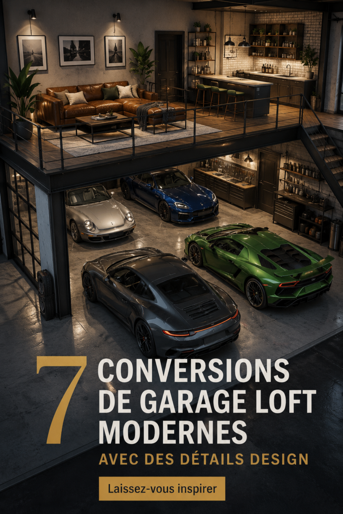 Un loft moderne et élégant créé à partir d'un garage