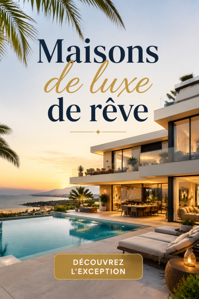 Une maison de luxe avec un design intérieur élégant et moderne.