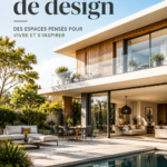 Une maison moderne au design intérieur élégant et luxueux.