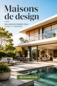 Une maison moderne au design intérieur élégant et luxueux.