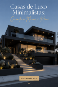 Maison minimaliste de luxe avec un design épuré et élégant
