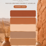Palette de couleurs terracotta pour une décoration intérieure chaleureuse
