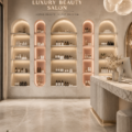 Salon de beauté intégré dans un intérieur chic et élégant