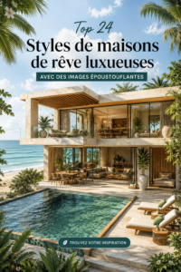 Image d'une maison de luxe avec une décoration intérieure élégante et chaleureuse.