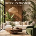 Intérieur de luxe avec des couleurs neutres et des meubles design