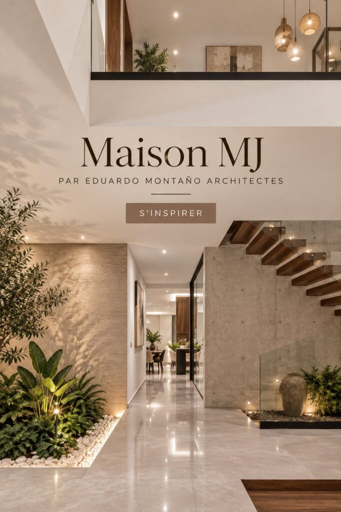 Intérieur luxueux inspiré par Casa MJ, montrant des meubles élégants et une décoration raffinée.